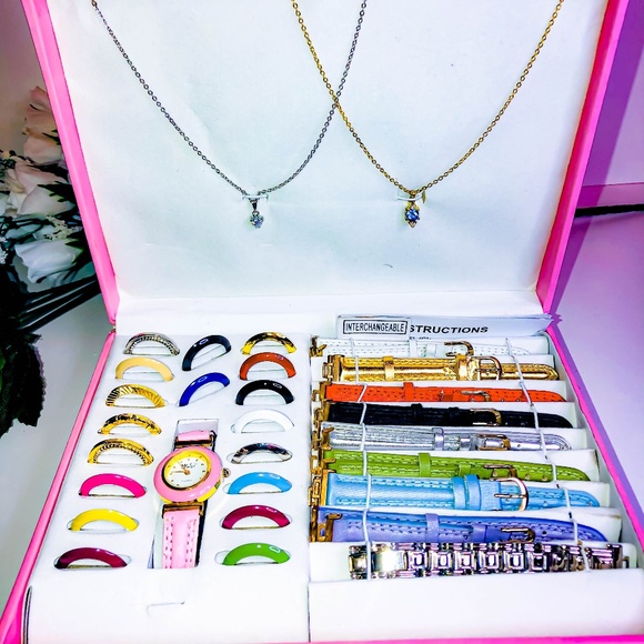 My Wish Collezioni Watch Set and Necklaces - Picture 1 of 13
